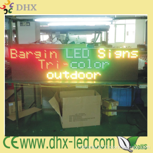 P16 Two Color Semi-Outdoor LED Screen Panel